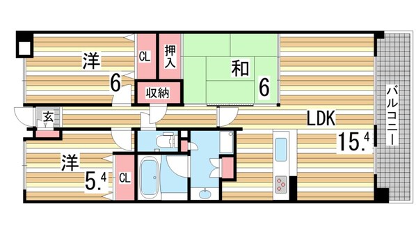 プラネソシエ御影山手の物件間取画像